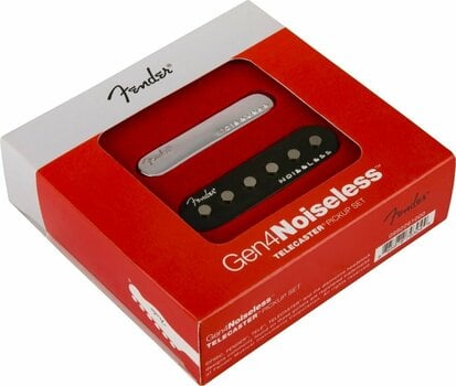 Single Pickup Fender Gen 4 Noiseless Telecaster Black-Chrome - 2
