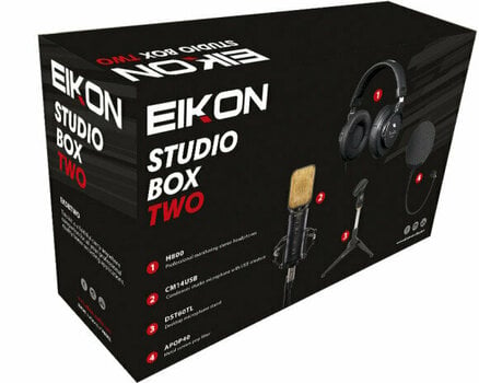 Kondenzátorový studiový mikrofon EIKON EKSBTWO Kondenzátorový studiový mikrofon - 4