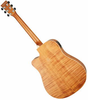 Dreadnought elektro-akoestische gitaar Tanglewood DBT DCE FMH Natural Satin - 2