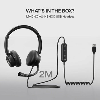 Headset til kontoret Maono HS400 Headset til kontoret - 7