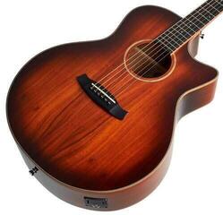 Electro-acoustic guitar Tanglewood TW4 E VC KOA Autumn Burst Electro-acoustic guitar - 1