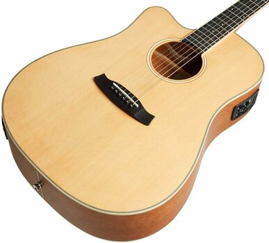 electro-acoustic guitar Tanglewood TW10 E LH Natural - 3
