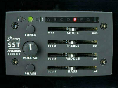 Klasická gitara s elektronikou Ibanez AEG 10 NE BK - 2