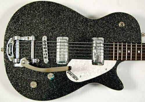 Electric guitar Gretsch G5265 Jet Baritone Black Sparkle - 2