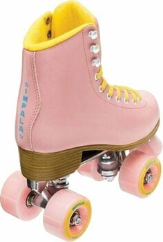 Double Row Roller Skates Impala Skate Roller Skates Pink/Yellow 35 Double Row Roller Skates - 3