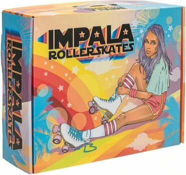 Кънки Impala Skate Roller Skates Pink/Yellow 35 Кънки - 11