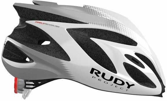 Capacete de bicicleta Rudy Project Rush White/Silver Shiny M Capacete de bicicleta - 3