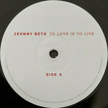 Vinyl Record Jehnny Beth - To Love Is To Live (LP) - 2