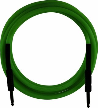Instrument Cable Fender Professional Glow in the Dark Green 3 m Straight - Straight - 2
