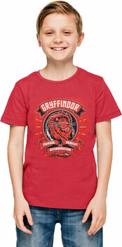 T-Shirt Harry Potter T-Shirt Comic Style Gryffindor Unisex Red 3 - 4 J - 2