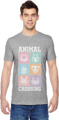 Риза Nintendo Animal Crossing Риза Pastel Square Heather Grey L - 1