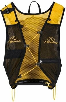 Running backpack La Sportiva Racer Vest Black/Yellow L Running backpack - 2