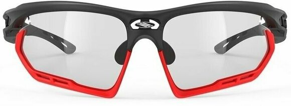 Cycling Glasses Rudy Project Fotonyk Black Matte/Red Fluo/ImpactX Photochromic 2 Black Cycling Glasses - 2