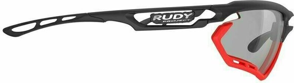 Fahrradbrille Rudy Project Fotonyk Black Matte/Red Fluo/ImpactX Photochromic 2 Black Fahrradbrille - 4