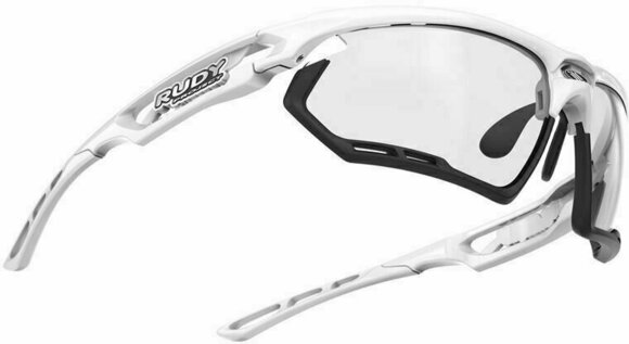 Cycling Glasses Rudy Project Fotonyk White Gloss/Black/ImpactX Photochromic 2 Black Cycling Glasses - 3