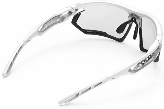 Cycling Glasses Rudy Project Fotonyk White Gloss/Black/ImpactX Photochromic 2 Black Cycling Glasses - 5