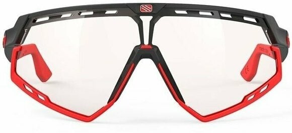 Cycling Glasses Rudy Project Defender Black Matte/Red Fluo/ImpactX Photochromic 2 Red Cycling Glasses - 2