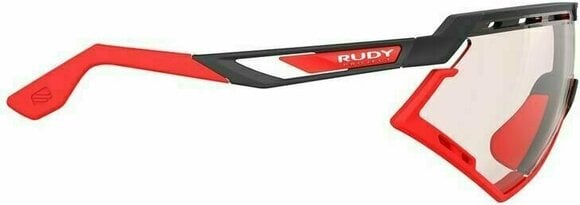 Óculos de ciclismo Rudy Project Defender Black Matte/Red Fluo/ImpactX Photochromic 2 Red Óculos de ciclismo - 4