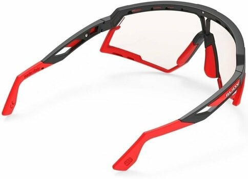 Cycling Glasses Rudy Project Defender Black Matte/Red Fluo/ImpactX Photochromic 2 Red Cycling Glasses - 5