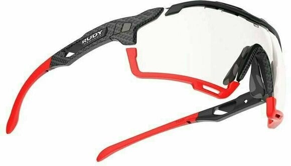 Kerékpáros szemüveg Rudy Project Cutline Carbonium/ImpactX Photochromic 2 Red Kerékpáros szemüveg - 3