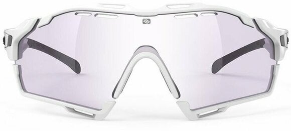 Cycling Glasses Rudy Project Cutline White Gloss/ImpactX Photochromic 2 Laser Purple Cycling Glasses - 2