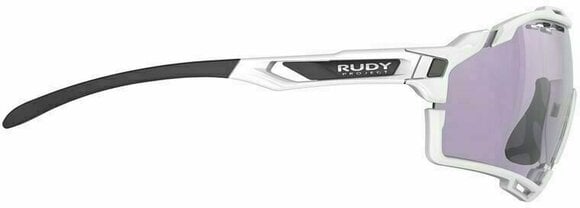 Lunettes vélo Rudy Project Cutline White Gloss/ImpactX Photochromic 2 Laser Purple Lunettes vélo - 4