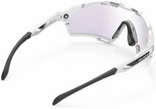 Óculos de ciclismo Rudy Project Cutline White Gloss/ImpactX Photochromic 2 Laser Purple Óculos de ciclismo - 5