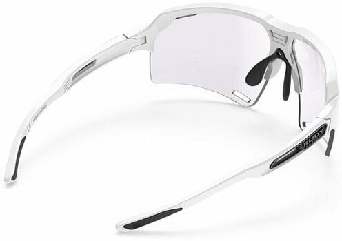 Cycling Glasses Rudy Project Deltabeat White Gloss/ImpactX Photochromic 2 Laser Purple Cycling Glasses - 5