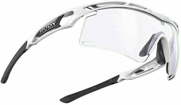 Cycling Glasses Rudy Project Tralyx+ White Gloss/ImpactX Photochromic 2 Laser Purple Cycling Glasses - 3