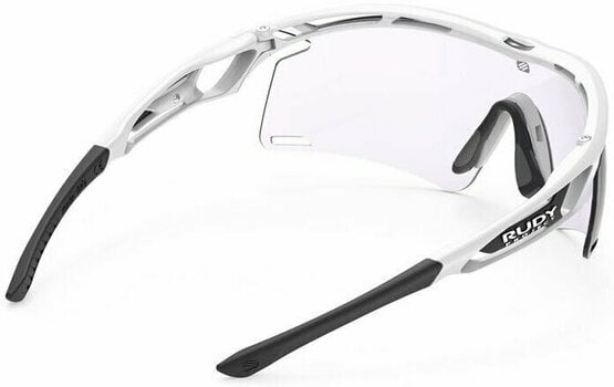 Cycling Glasses Rudy Project Tralyx+ White Gloss/ImpactX Photochromic 2 Laser Purple Cycling Glasses - 5