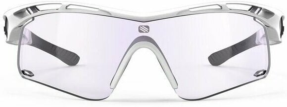 Cycling Glasses Rudy Project Tralyx+ Slim White Gloss/ImpactX Photochromic 2 Laser Purple Cycling Glasses - 2