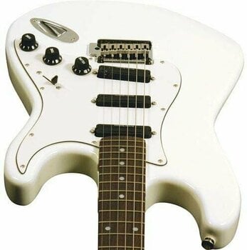 Električna gitara Fender Squier Deluxe Hot Rails Stratocaster RW Olympic White - 3