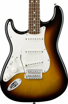 Linkshänder E-Gitarre Fender Standard Stratocaster LH RW Brown Sunburst - 3