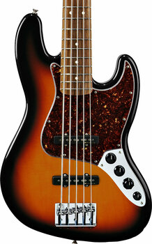 5-snarige basgitaar Fender Deluxe Jazz Bass V RW Brown Sunburst - 3