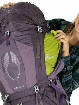 Outdoor Backpack Osprey Aura AG 50 Berry Sorbet Red XS/S Outdoor Backpack - 6