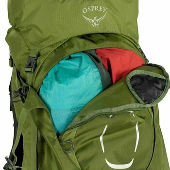 Outdoor Backpack Osprey Aether II 55 Garlic Mustard Green L/XL Outdoor Backpack - 7