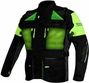 Tekstilna jakna Trilobite 2091 Rideknow Tech-Air Black/Yellow Fluo S Tekstilna jakna - 2