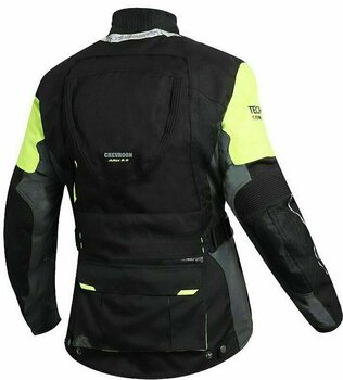 Tekstilna jakna Trilobite 2091 Rideknow Tech-Air Ladies Black/Yellow Fluo L Tekstilna jakna - 2