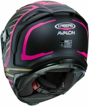 Helmet Caberg Avalon Forge Matt Black/Pink/Anthracite XS Helmet - 3