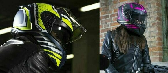Helmet Caberg Avalon Forge Matt Black/Pink/Anthracite XS Helmet - 6