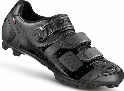 Men's Cycling Shoes Crono CX3 Black 43 Men's Cycling Shoes - 2