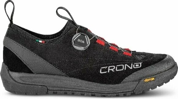 Moški kolesarski čevlji Crono CD1 Black/Red 40 Moški kolesarski čevlji - 2