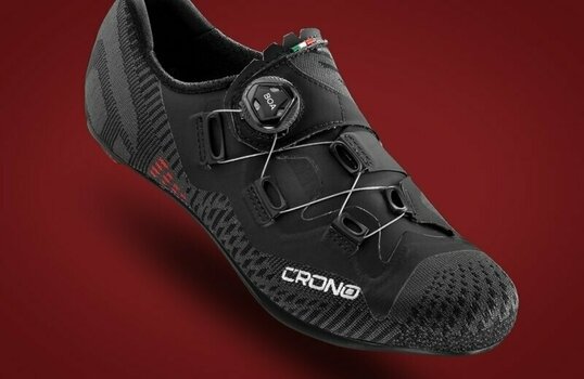 Pánska cyklistická obuv Crono CK3 Black 43 Pánska cyklistická obuv - 4