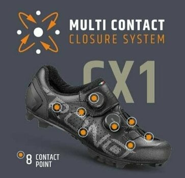 Zapatillas de ciclismo para hombre Crono CX1 Black 41,5 Zapatillas de ciclismo para hombre - 7