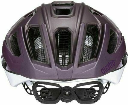 Bike Helmet UVEX Quatro CC Plum/White Mat 56-61 Bike Helmet - 2