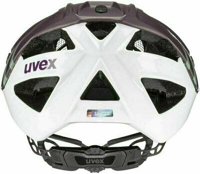 Cyklistická helma UVEX Quatro CC Plum/White Mat 56-61 Cyklistická helma - 4