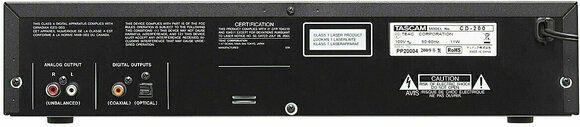 Odtwarzacz typu Rack Tascam CD-200 - 3