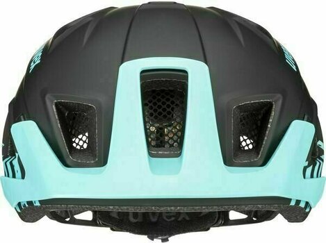 Cyklistická helma UVEX Access Black Aqua Lime Matt 52-57 Cyklistická helma - 2