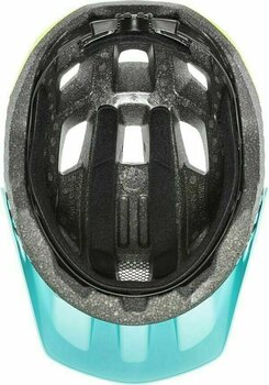 Bike Helmet UVEX Access Black Aqua Lime Matt 52-57 Bike Helmet - 5