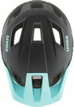 Bike Helmet UVEX Access Black Aqua Lime Matt 57-62 Bike Helmet - 3